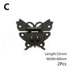 Vintage Butterfly Lock Antique Bronze Hasp Latch Upscale Jewelry Wooden Box Cabinet Lock Case Decorative Hardware Accessory