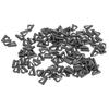 120Pcs Clevis Rotates Spinner Snaps Black Fishing Tackle Fast Change Accessories