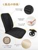 Kingphenix Back Support Cushion Set Car Seat Cushion Back Cushion Memory and Reduces Fatigue Even When Sitting for Long Periods Black + Foam,