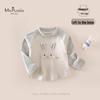 MS.PUALA Girls' Cartoon Long-Sleeve Thermal Base Layer