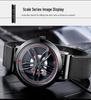 Sanda Men's Korean-Style Fashion Watch with Milanese Mesh Band - Waterproof Quartz