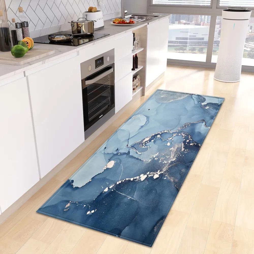 Entrance Doormat Kitchen Carpet Bedroom Floor Balcony Decoration Long Rug Custom Made Home Bath Door Hallway Anti-Slip Foot Mat
