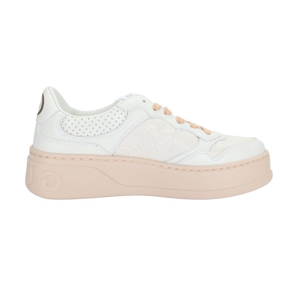 Gucci Wmns Gg Embossed Sneaker 'White Beige' Women's 684911 1XL10 9014