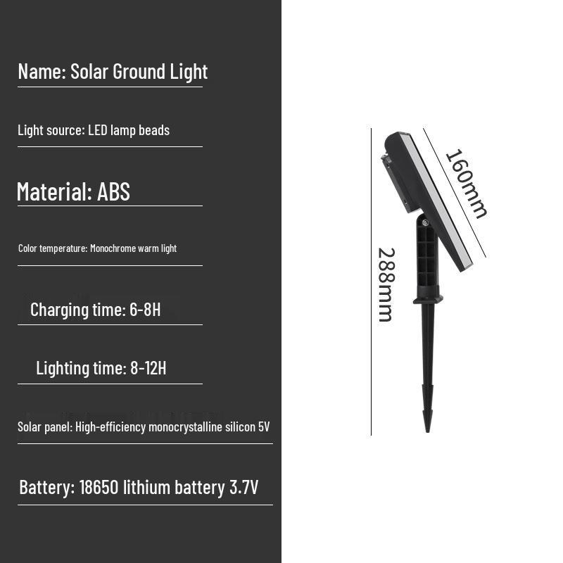 Waterproof Solar Garden Spotlights for Landscape Decoration