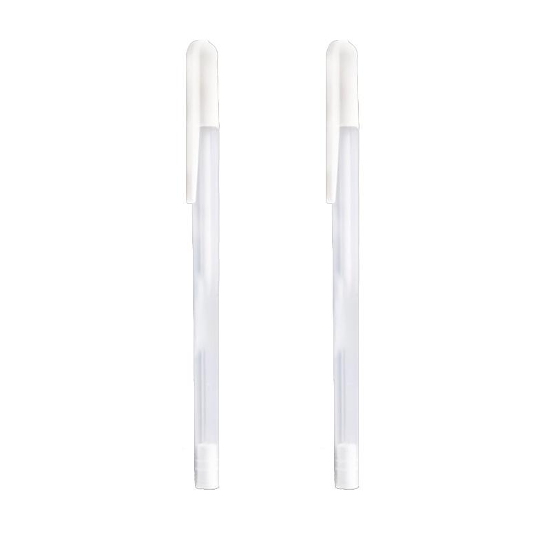 

White Fine Tip 2pcs Gel Pen - Sketching Highlight Marker for Artists, Black Papers, Drawing, Design, Illustration, Art Supplies