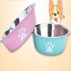 Stainless Steel Dog Bowl Anti-slip Pet Feeder New Cat Bowl  Suitable for Puppies