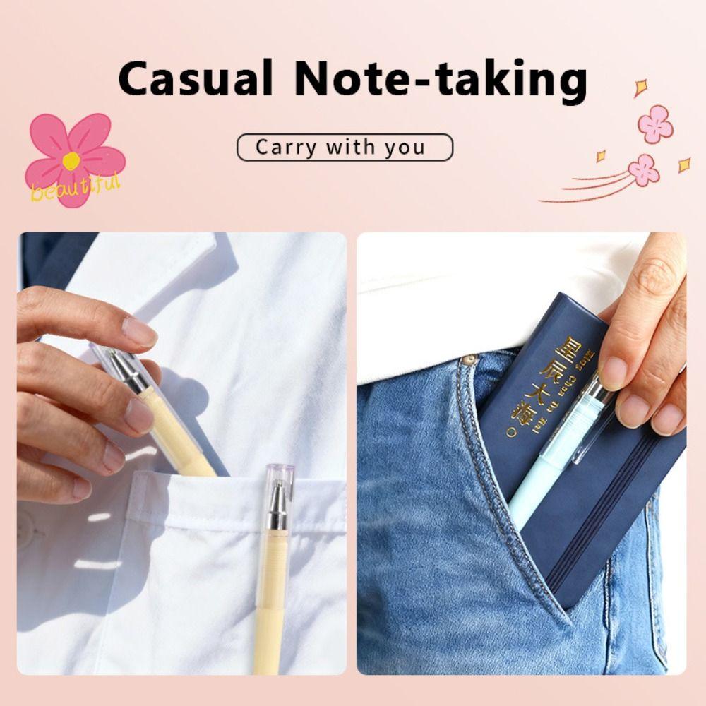 Morandi Color Ballpoint Pen Mini Sign Pen Smooth Writing Gel Pen  School Office