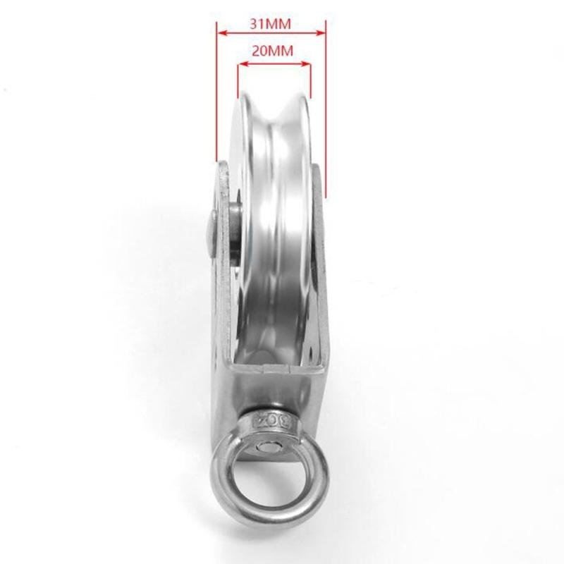 Quick Install Workout Pulley Heavy Duty Gym Pulley Strength Training Quiet Bearing Wheel Home Gyms Equipment Accessories