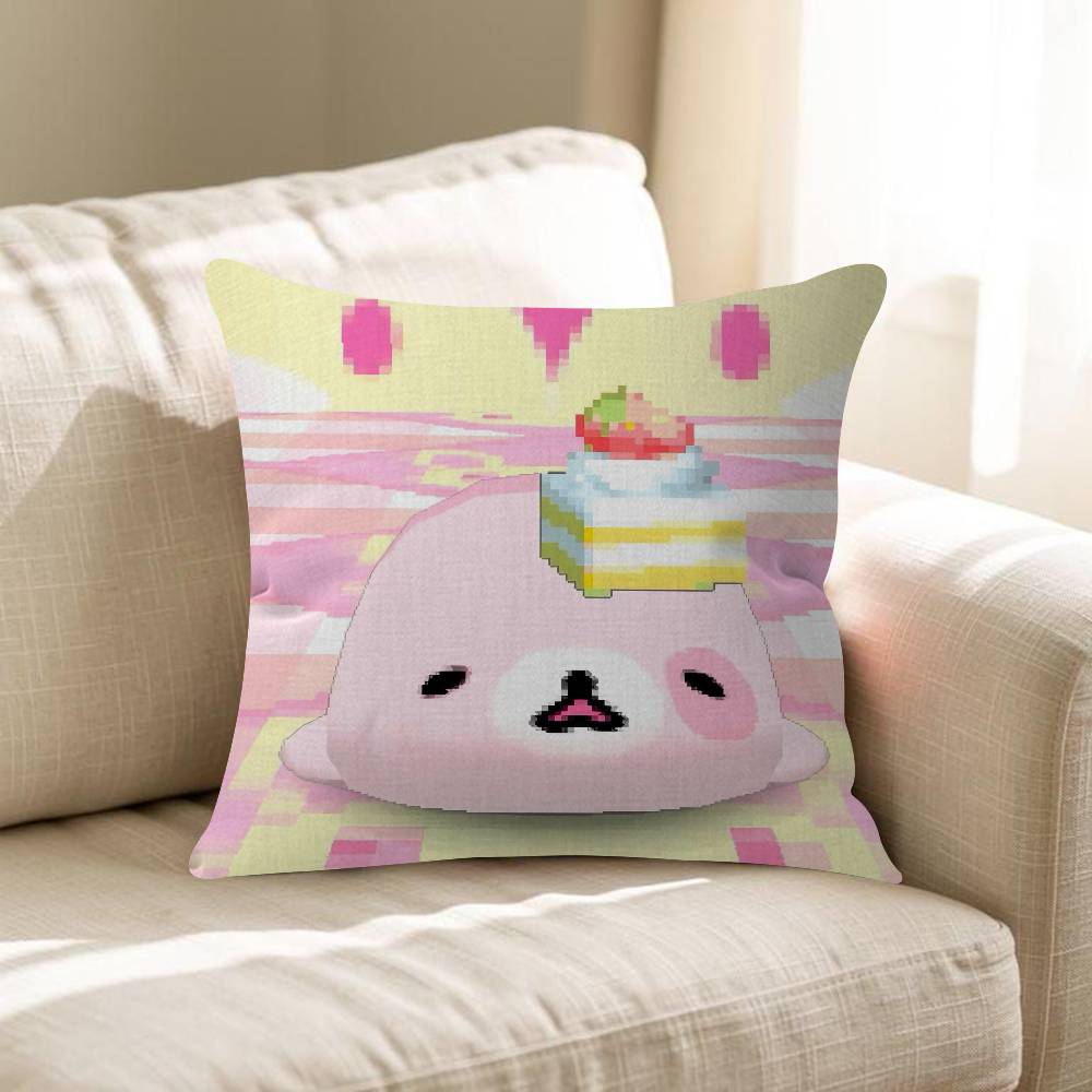 

CUTE MMamegoma Seal Anime Pillow Cover Sofa Cushion Cover Home Room Decoration Children Gift 30x30 cm