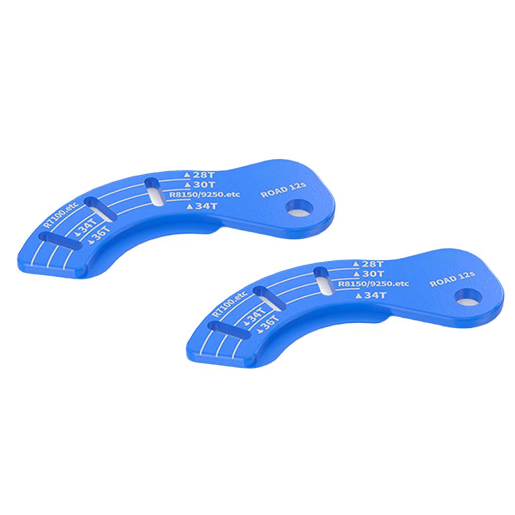 Road Bike Rear Derailleur Adjuster Chain Gaps Adjustment Gauge Tool for Bicycles Cycling Bike Tool Maintenance Shop Tool