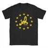 EU Stars with Map of Members T-Shirt Europe Union Hipster T-Shirts Short Sleeve Streetwear Tops Summer Cotton Oversize Clothing