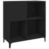 VidaXL Record Cabinet Black 84.5x38x89 Cm Engineered Wood 831998