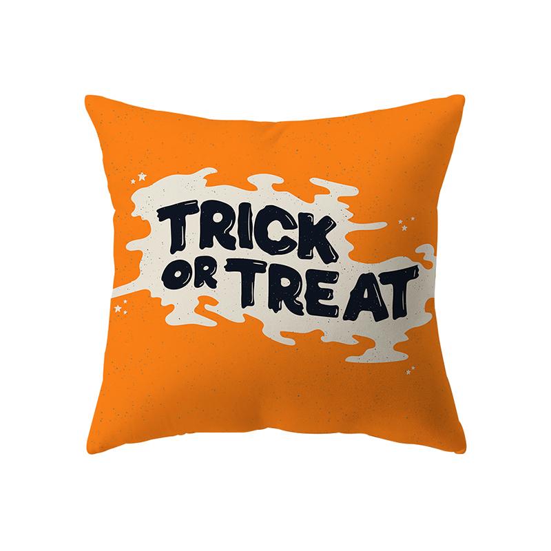 Pumpkin Halloween Theme Pillow Cover Sofa Cushion  Holiday Gift Party Decoration Home Decor