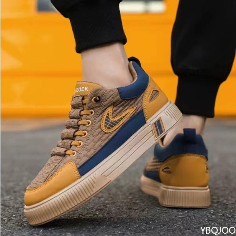 Men's Spring Autumn Fashion Versatile Sports Trendy Board Shoes  Daily Casual Comfortable Soft Bottom Low Top Men's Shoes