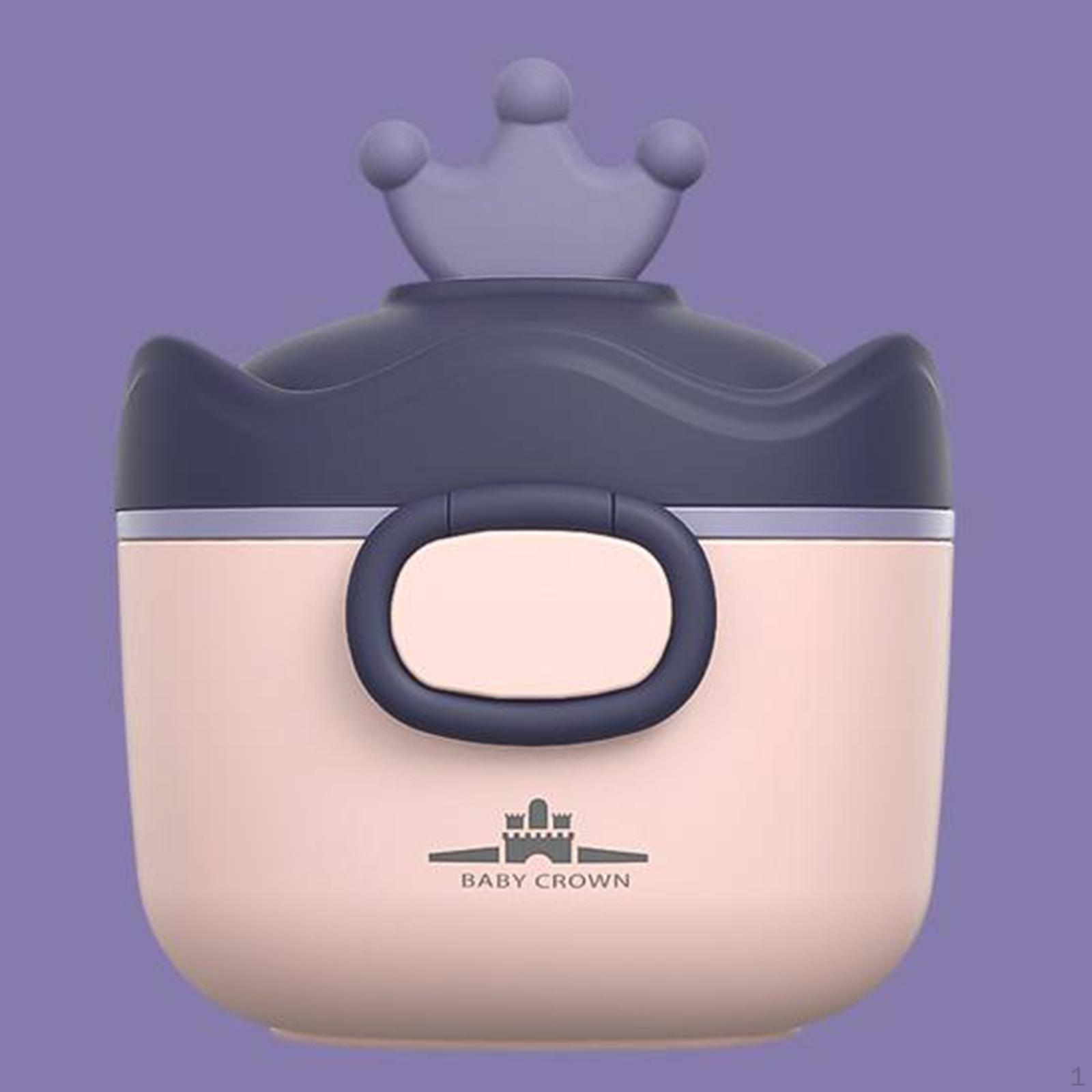 

Formula Dispenser with Carry Handle for Outdoor Activities Baby Purple S