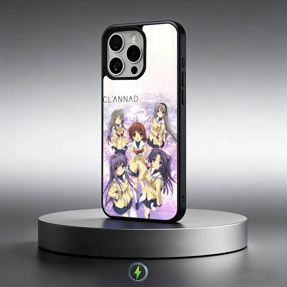C-Clannad The cutest Anime Phone Case For iPhone17,16,15,14,13,12,11 Plus,Pro Max Magnetic For Magsafe Wireless Charging