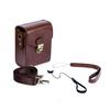 MOSSLIAN Digital Camera Case for Panasonic Canon PowerShot SX740 Nikon COOLPIX PU Camera Bag with Hand Strap DC-TZ95D/DC-TZ95/DC-TZ90/DMC-TZ85,