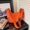Sac bandoulière de trajet, Sac à bandoulière unique, Cartable d'étudiant, Sac décontracté, Sac en forme de ravioli