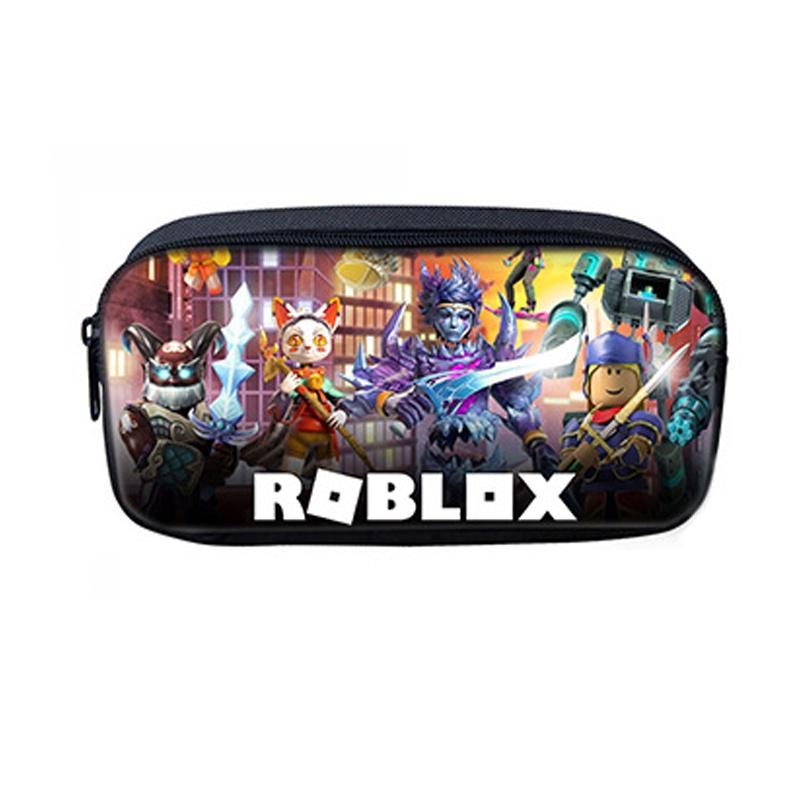Plecak Roblox o dużej pojemności i z płynnie działającymi podwójnymi zamkami błyskawicznymi do szkoły i podróży