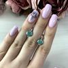 Silver Earrings with Natural Emerald 1.63ct (1516911)