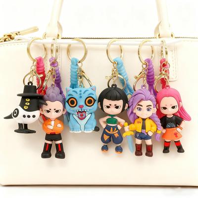 Φιγούρα Anime σκηνή Kpop Κυνηγοί Δαιμόνων Κούκλες Κλειδοθήκη ταινίας κρεμαστό τσάντας Rumis Miras Zoeys Τίγρης Παιχνίδι Δώρο για Παιδιά