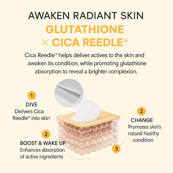 VT Reedle Shot Gesichtsausstrahlung Glutathion Essenz Pad