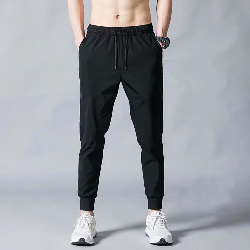 Men's Overalls Loose Straight Casual Pants Outdoor Training Sports Trousers Al Pants Cotton Comfort Pants