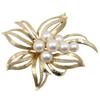 Pearl Brooch K14 Yellow Gold/Pearl 16.6g Women Used