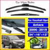 Car Wiper Front & Rear Wiper Blades Set Kit For Vauxhall Opel Antara 2006 -  Windshield Windscreen Window 24"+16"+12"