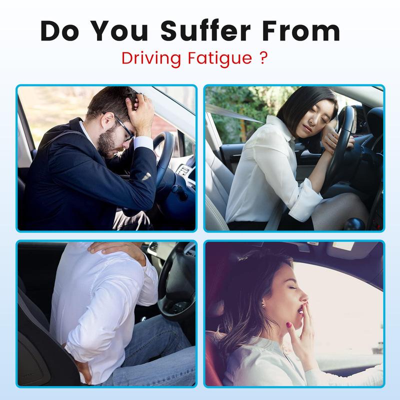 Lumbar Support Pillow for Car, Truck Accessories Travel Essentials, Memory Foam Back Cushion for Back Pain Relief,Fits Most Cars