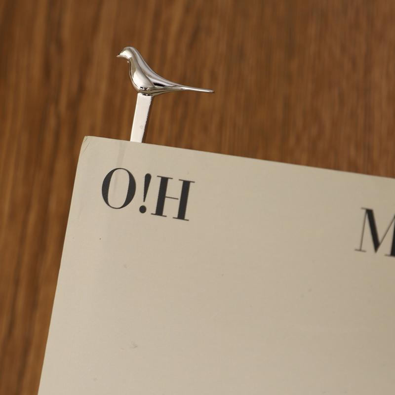 Bookmark Bird Shaped Metal Alloy Book Clip Student Stationery Decor Pagination Mark Reading Assistant School Office Supplies