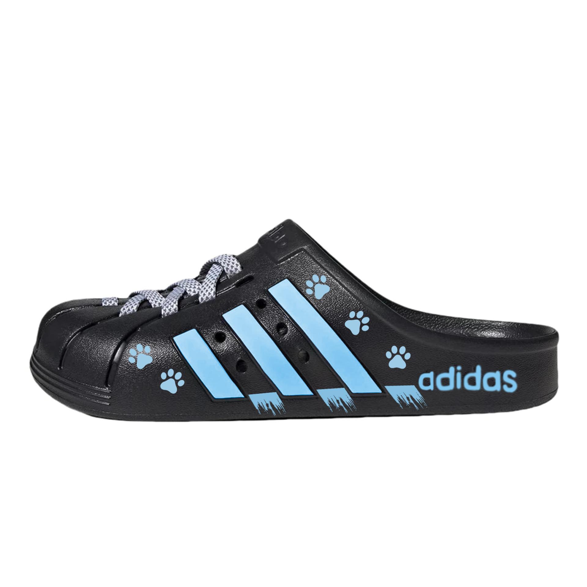 

Adidas ADILETTE CLOGS Cat Paw Clogs Unisex Blue JH9848(Team868-) 43