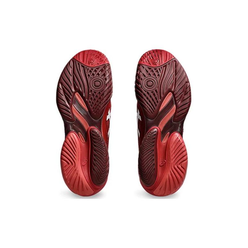 ASICS Court Ff 3 Novak Cranberry White Sneakers 1041A361-962