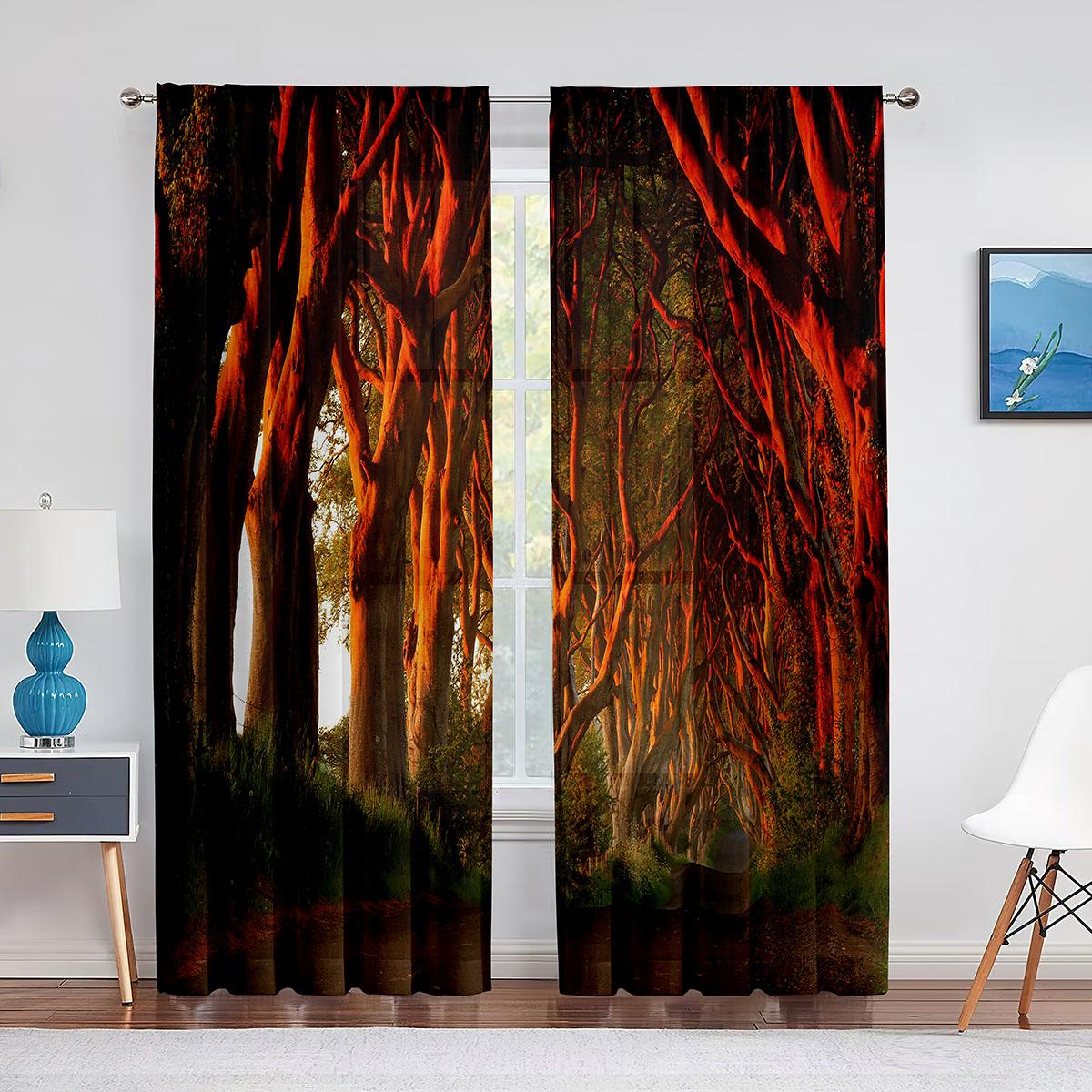 Прозрачная вуаль с лесом — фото 9