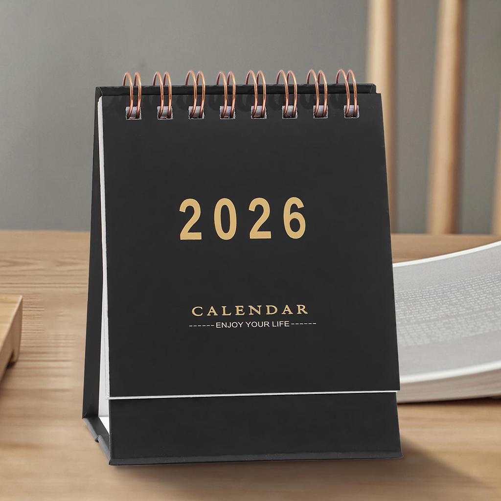 Small Calendar for Desk Decorative Desktop Calendar Daily Planning Supplies for Tasks Appointments Dating Home Study Bedroom