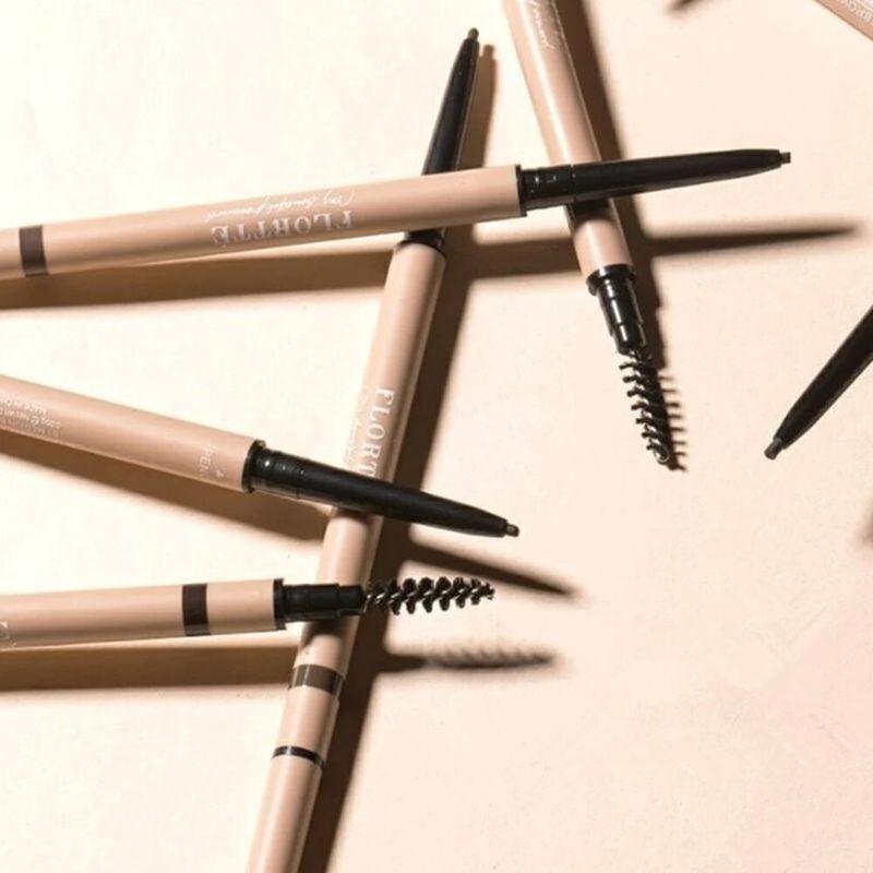 FLORTTE - 2 In 1 Eyebrow Pencil - 5 Colors (1-5)