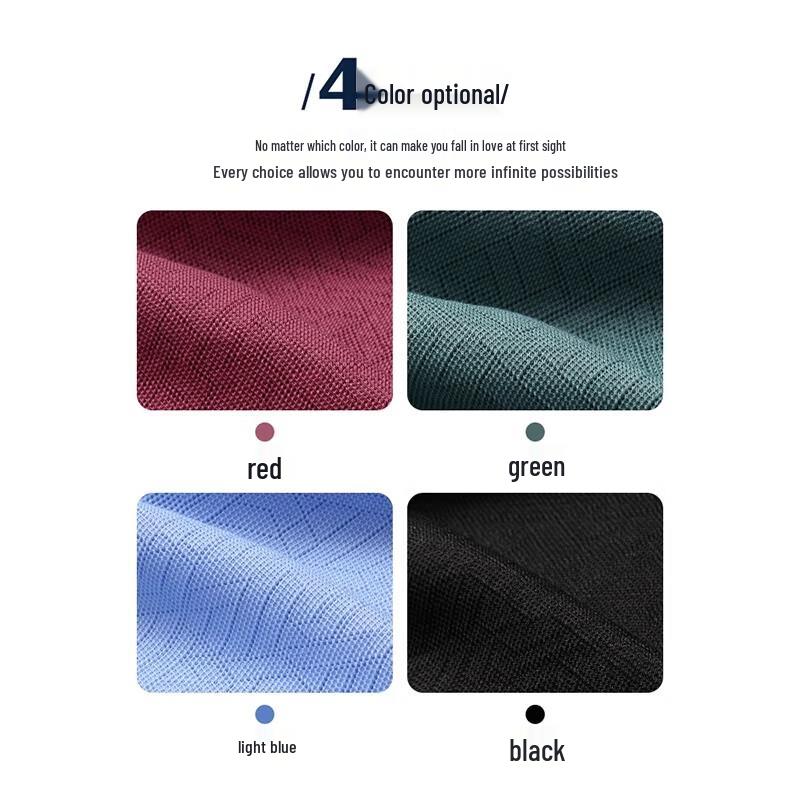 MONTAGUT Men's Geometric Jacquard Polo Shirt