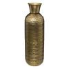 Metal Vase Gold Night 45 Cm Gold Cylindrical