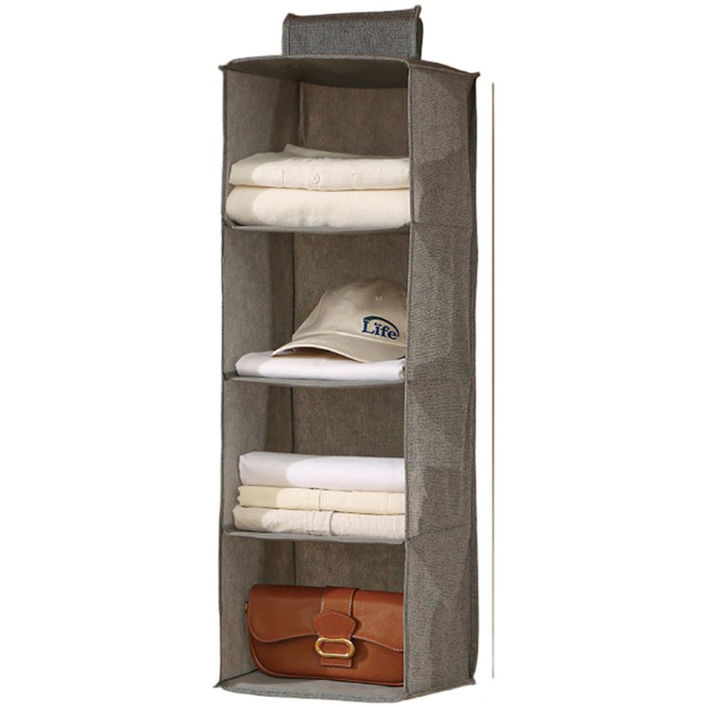 Faltbarer Aufbewahrungs-Organizer Hängendes Schrankregal Einfache Montage