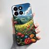 For ZTE Blade A35/A55 Jelly Soft Black Cover New Stylish Pattern Penguin Tiger Rabbit Puppy Cat Anti-fall Funda