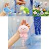 Marine Animals Plush Keychain With Pressable Sound For Backpack Decor