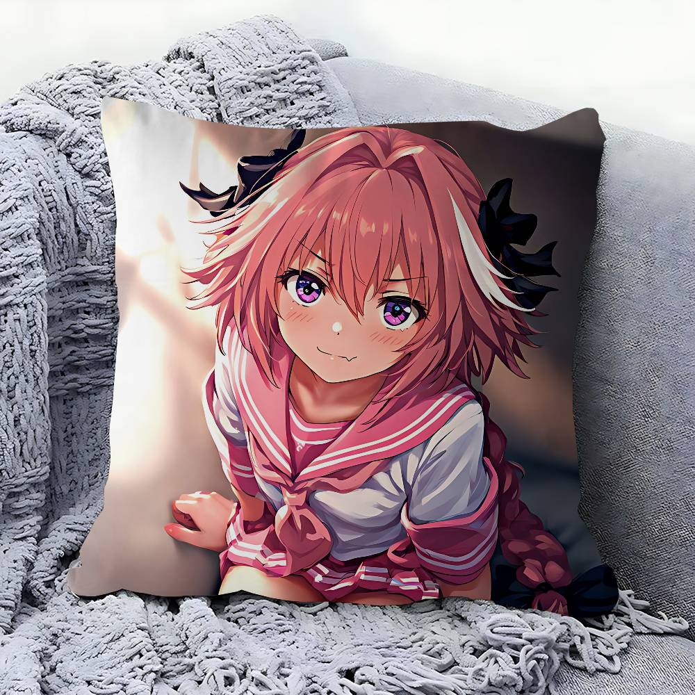 Anime Characters A-Astolfo Cushion Cover Decorative Pillow Sofa Home Decor Case Pillow Cases