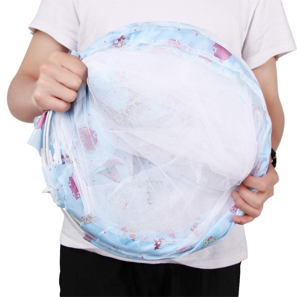 Foldable Kids Baby Summer Bed Room Netting Canopy Bedding Dome Tent Mosquito Net Mesh Fabric Border Decor Insect Prevention