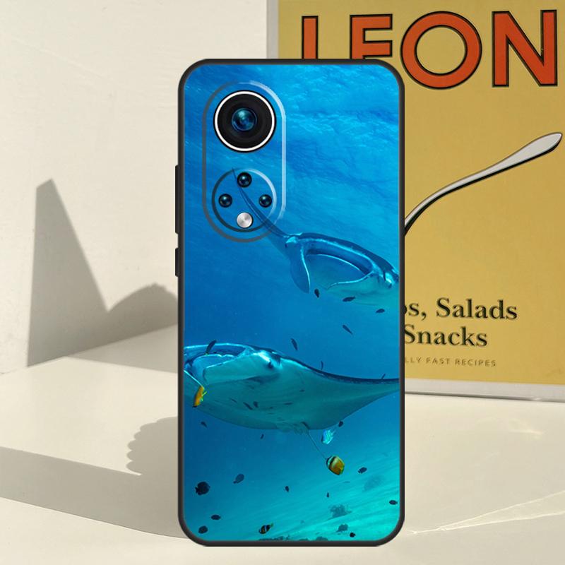 Animal Manta Ray Case For Honor 200 Magic 7 5 6 Pro Honor X9c X9b X9a X8b X8a X8 X9 50 70 90 Lite Back Cover