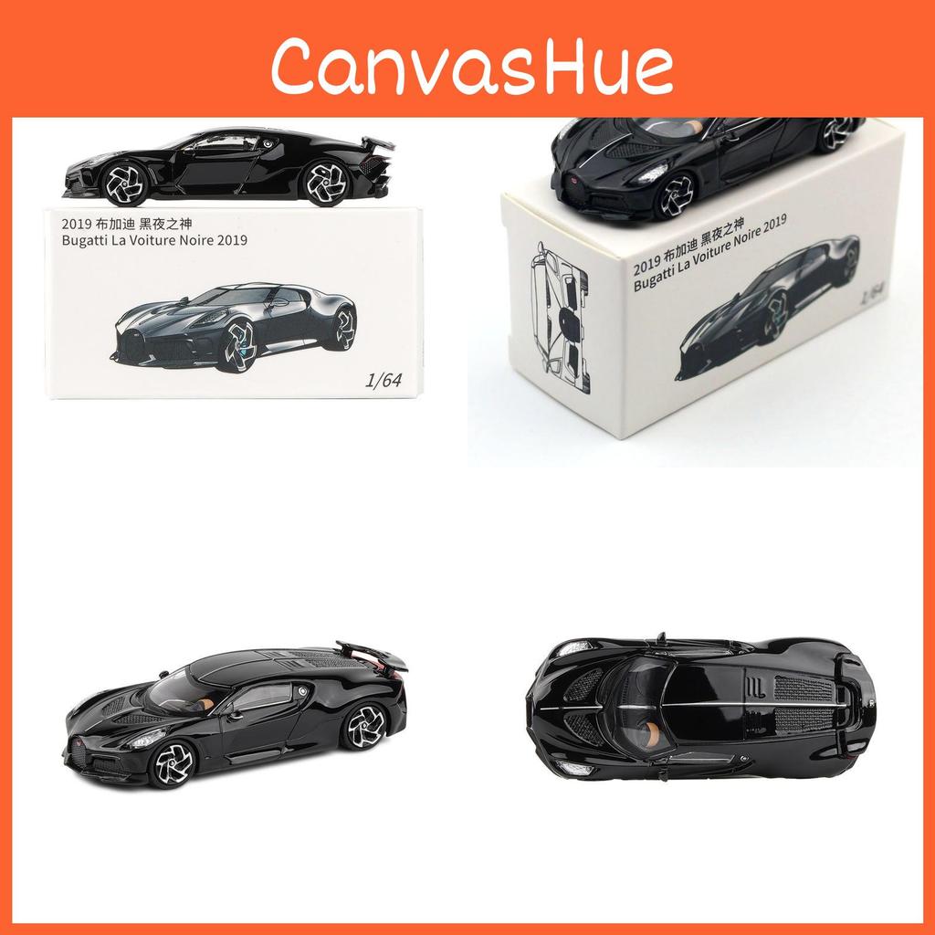 Bugatti Black Night Alloy Car Model 164 Festival Gift Collectors Display Toys