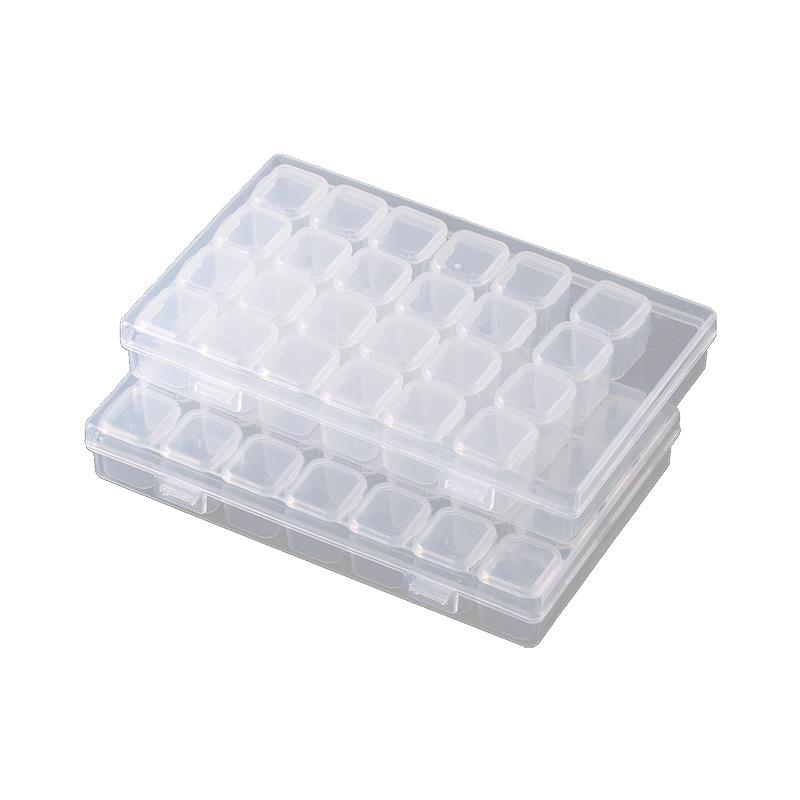 56/28 Scatola Ricamo Diamante Pittura Diamante Punto Croce Strumenti Scatole Accessori Custodia Utile Portaoggetti Smontabile