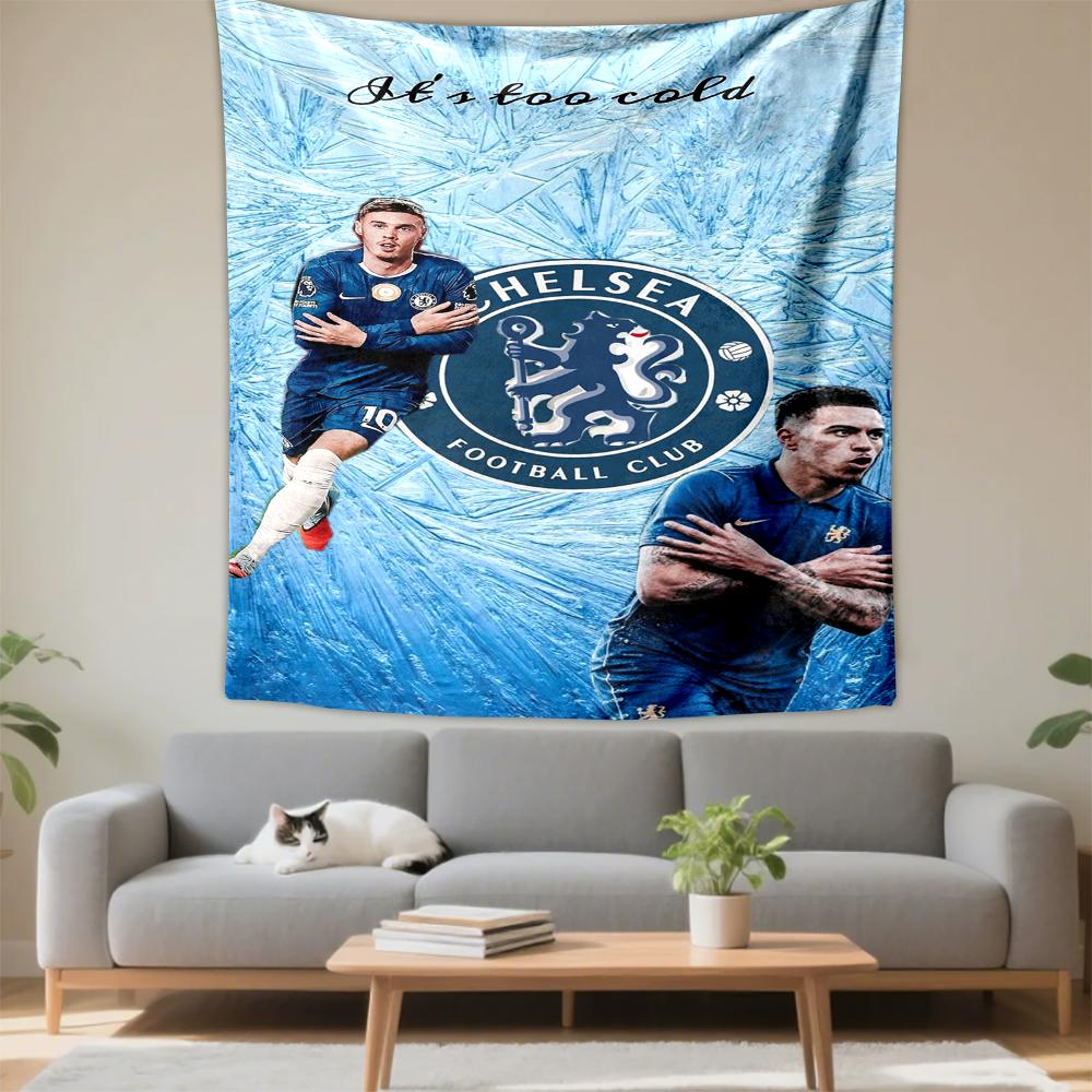 Tapestry Chelsea FC Blue Ice Cold Crest Poster Wall Art for Bedroom