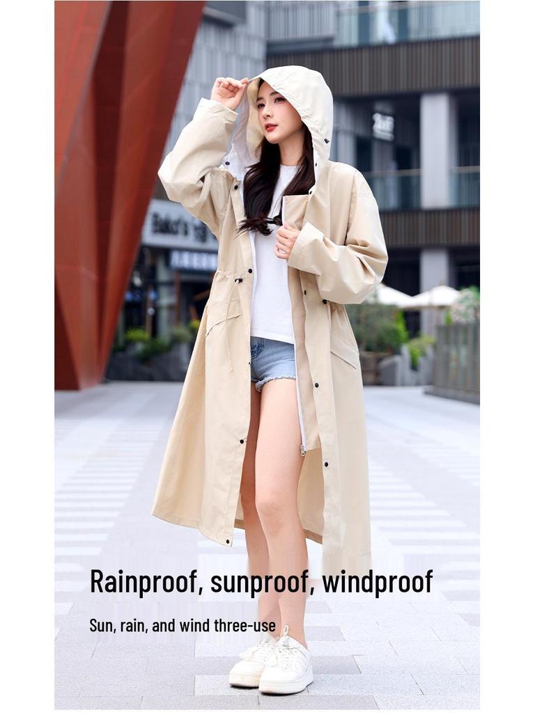 Větruodolné pončo trenčkotu pro celé tělo: Větruodolné, Rychleschnoucí Venkovní Svrchní Oblečení