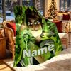 Custom Name Personalized Ben 10 Cartoon Print Blanket, Home Decor, Bedroom, Sofa, Camping, Couch, Gifts for Birthday ChristmasEnthusiasts