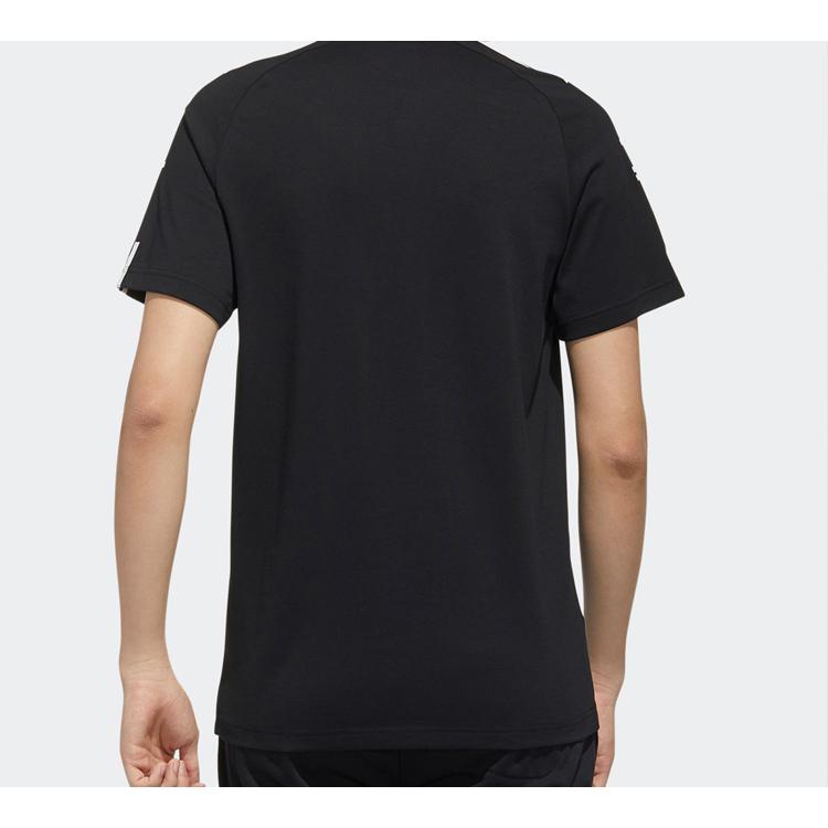 Adidas Neo T Shirts Men's Black Crew Neck Moderate Straight Fit FP7475